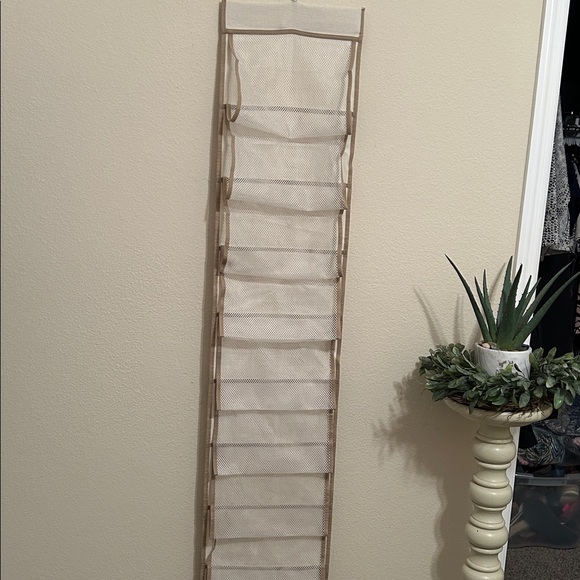 Other - Hanging Beige Reversible Shoe and Handbag Organizer